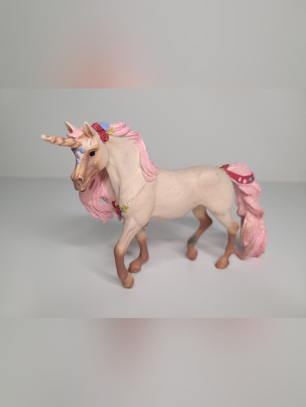 Schleich Bayala Decorated Unicorn Mare 2017 #70573 Pink Fantasy Horse Retired